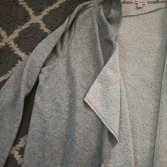 Juicy Couture Hooded Duster Sweater Size Medium - Picture 4 of 10